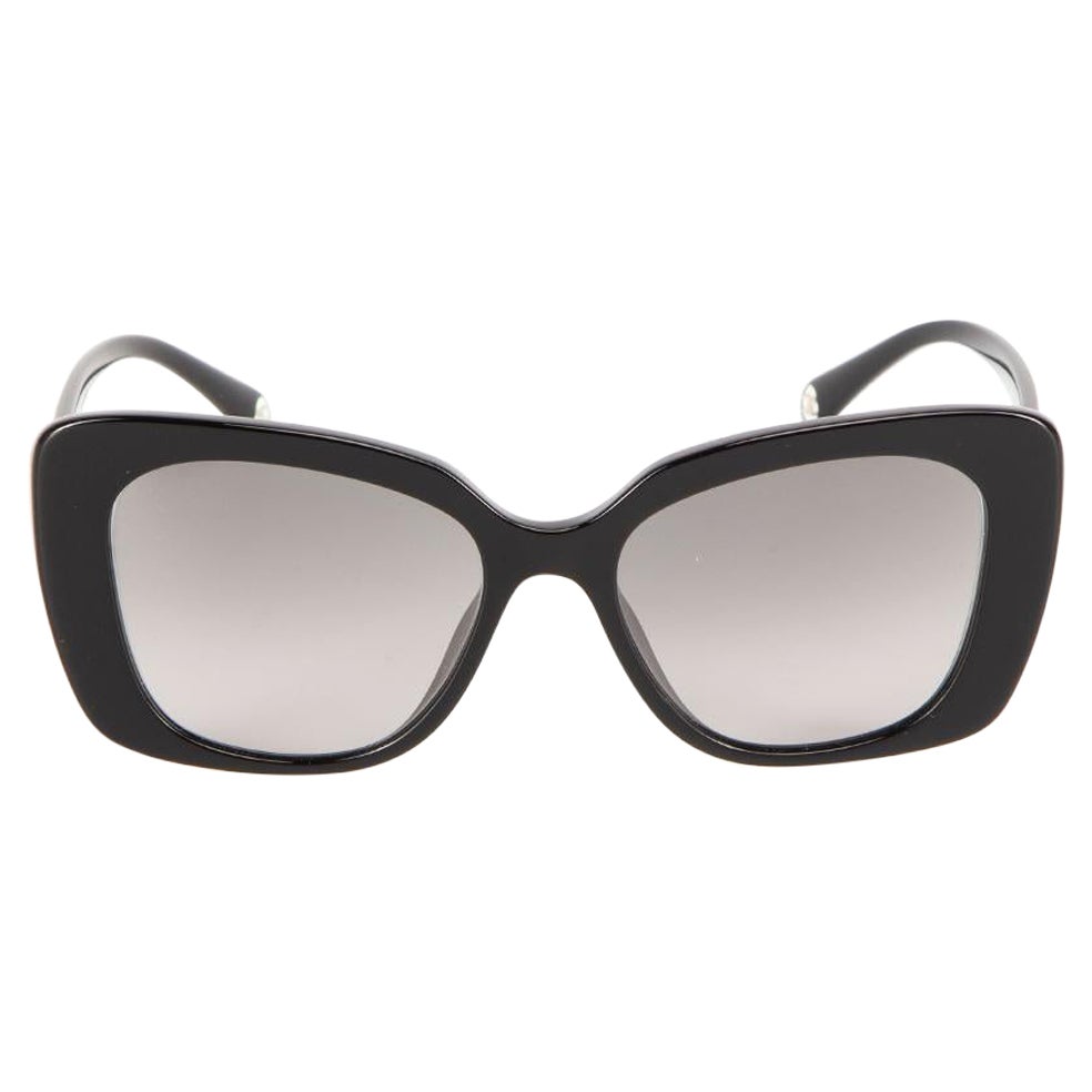 Chanel Black Rectangle Sunglasses For Sale