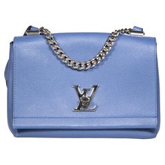 Louis Vuitton 2016 Blue Leather Lockme II BB Bag