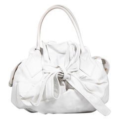 Vivienne Westwood White Leather Shoulder Bag
