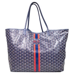 Goyard Tote Goyardine Saint Louis GM Azul