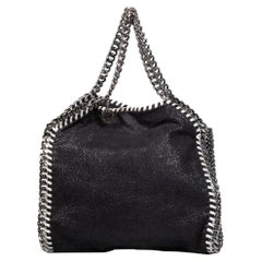 Stella McCartney Schwarze Falabella-Tasche aus Kunstleder