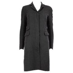 Ralph Lauren Dark Grey Wool Mid-Length Coat Size S