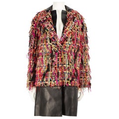 Alexander McQueen ‚ÄòWishing Tree‚Äô Tweed Oversized Coat Size XS