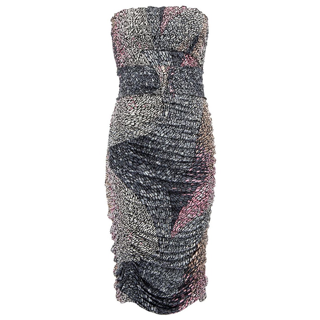 Missoni Belted Bustier Ruched Dress Size S For Sale