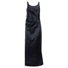 Fendi FW23 Navy Maxi Sleeveless Dress Size S