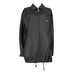 Louis Vuitton Schwarz LV Cup bestickter Windbreaker Größe L