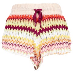 Missoni Missoni Mare Knit Pattern Micro Shorts Size S