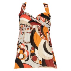 Emilio Pucci Abstract Print Tank Top Size M