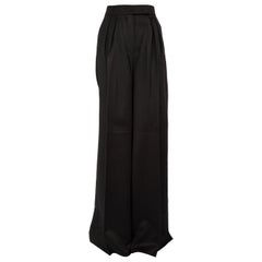 Pantalon large Max Mara FW23 en laine noire taille M