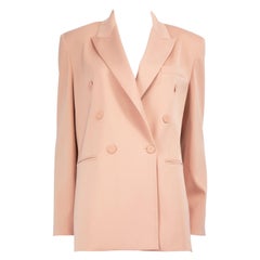 Pinko Pink Elegante Giacca Double Breasted Blazer Size M