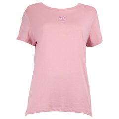 Pinko SS24 Pink Bussolotto Logo T-shirt Size XXXL