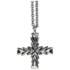 Cross (14K Solid Yellow or White Gold Pendant) by Ken Fury
