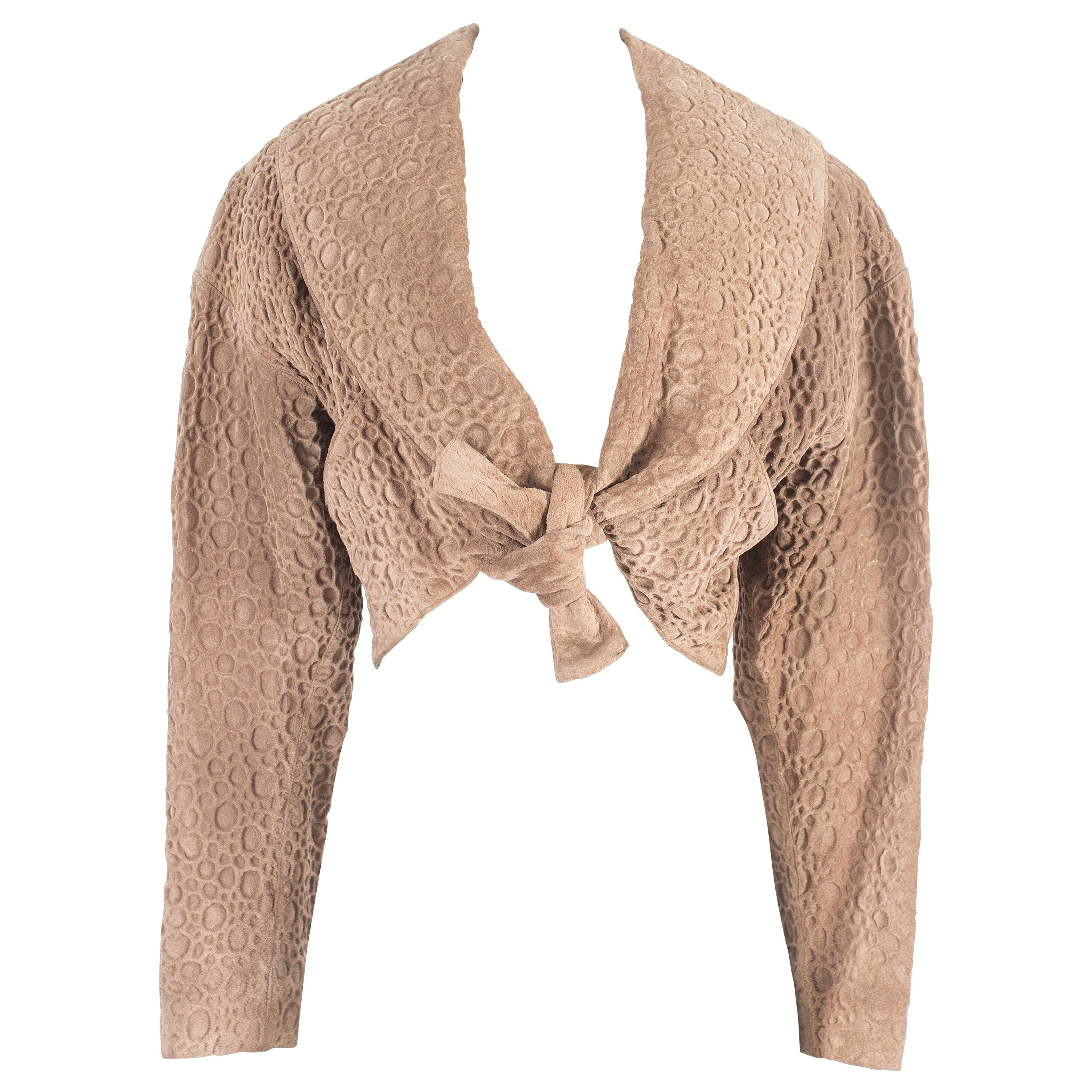 ZAMBESI faux astrakhan fur jacket