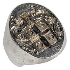Antiker Siegelring aus Sterling