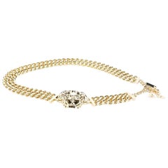 New Versace Palazzo Medusa Gold Chain Belt