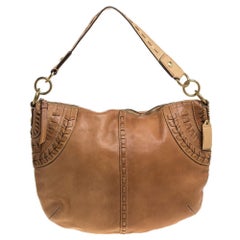 Used Coach Brown Leather Hobo