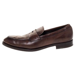 Tod's Penny Loafers en cuir Brown Taille 42.5