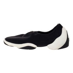 Used Giuseppe Zanotti Black Neoprene Light Jump Sneakers Size 35.5