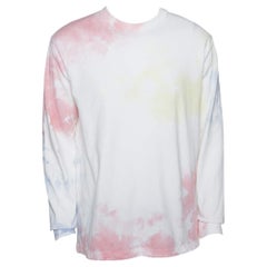 John Elliott Ink Bloom Tie Dye Baumwolle University T-Shirt M