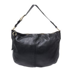 Borsa Coach in pelle morbida nera