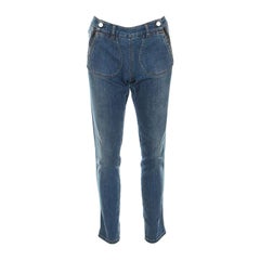 Stella McCartney Blaue Denim-Jeans in Slim Fit, M