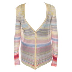 Missoni Cardigan rayé multicolore M