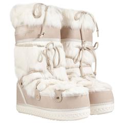 Salvatore Ferragamo Moon Snow Winter Fur Boots 1
