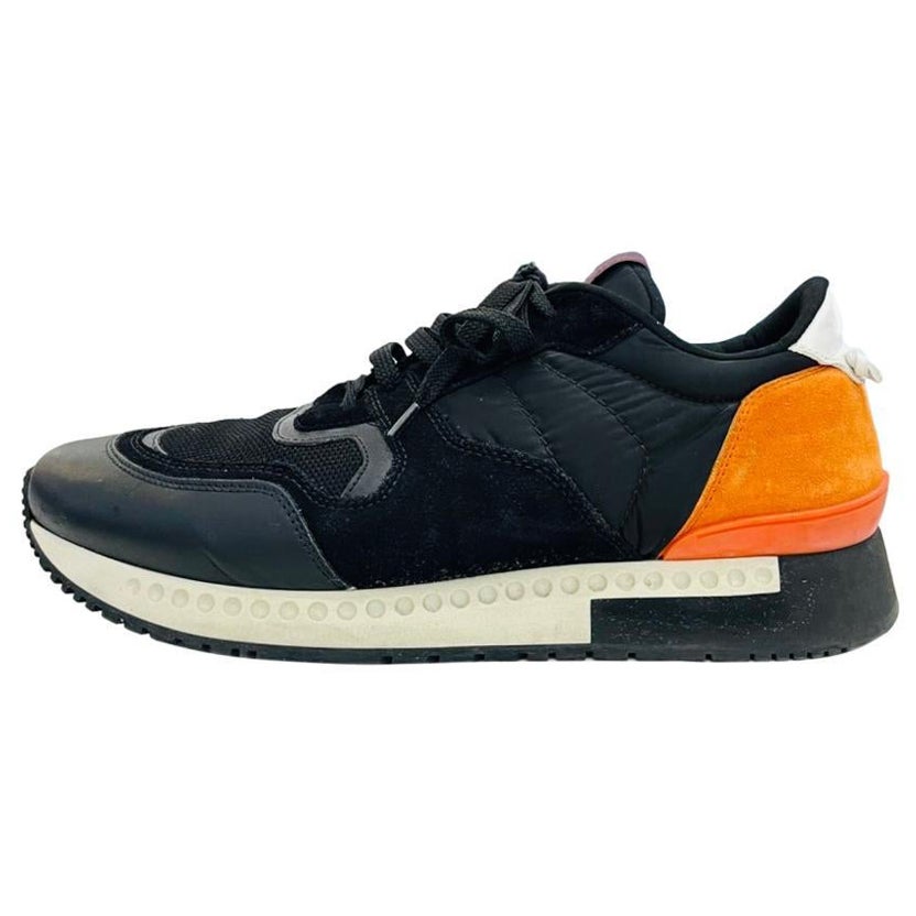Givenchy Active Runner Suede & Leather Sneakers For Sale