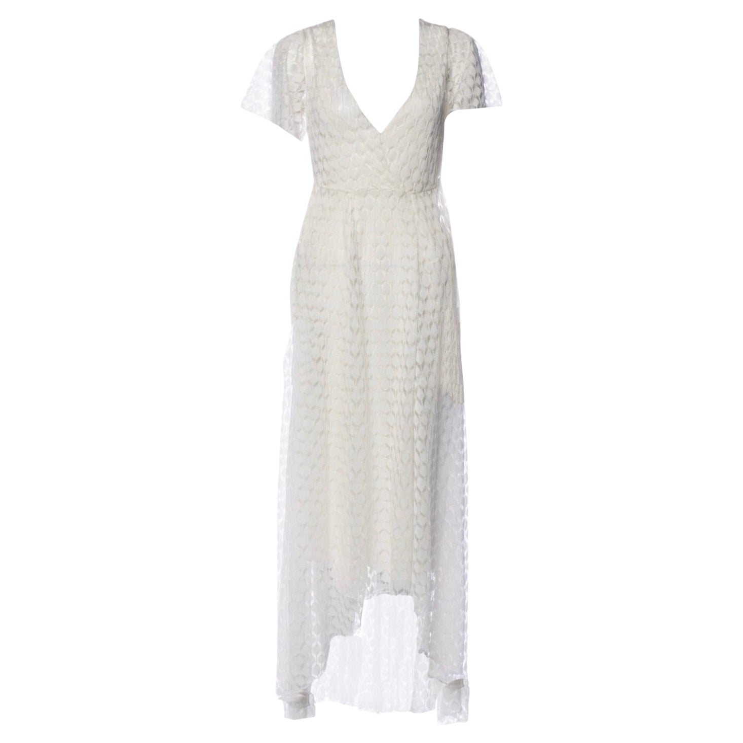 UNWORN Missoni 2PCS Crochet Knit Beach Boho Bridal Wedding Engegement Dress 38
