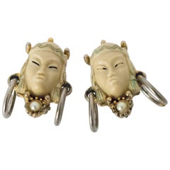 Vintage 50s Selro Clip Earrings