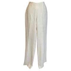 Chanel white trousers