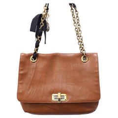 Lanvin Camel Happy Flap Shoulder Bag