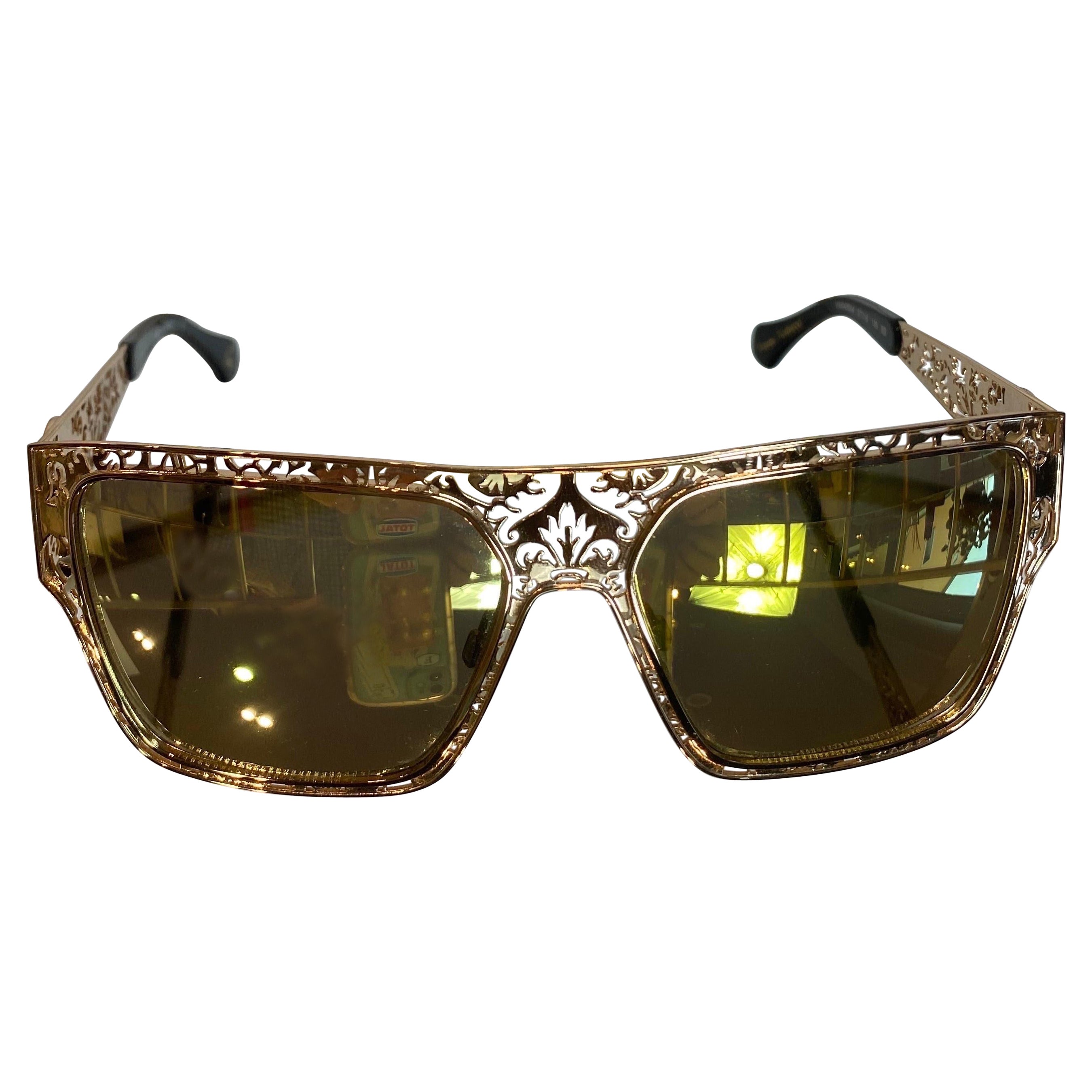 Golden sunglasses Vivienne Westwood For Sale