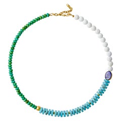 Celestia Turquoise Necklace - by Bombyx House