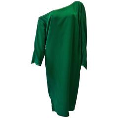 Early Gianni Versace Silk Kaftan Dress 1983