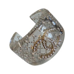 Used Chanel strass bracelet