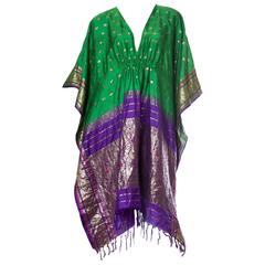 Kaftan Made From Antique Sari Silk