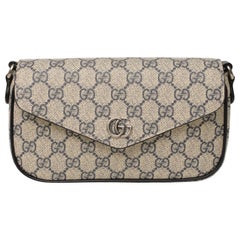 Gucci Pochette Ophidia GG Blu Borsa A Spalla