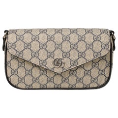 Used Gucci Pochette Ophidia GG Blu Borsa A Spalla 