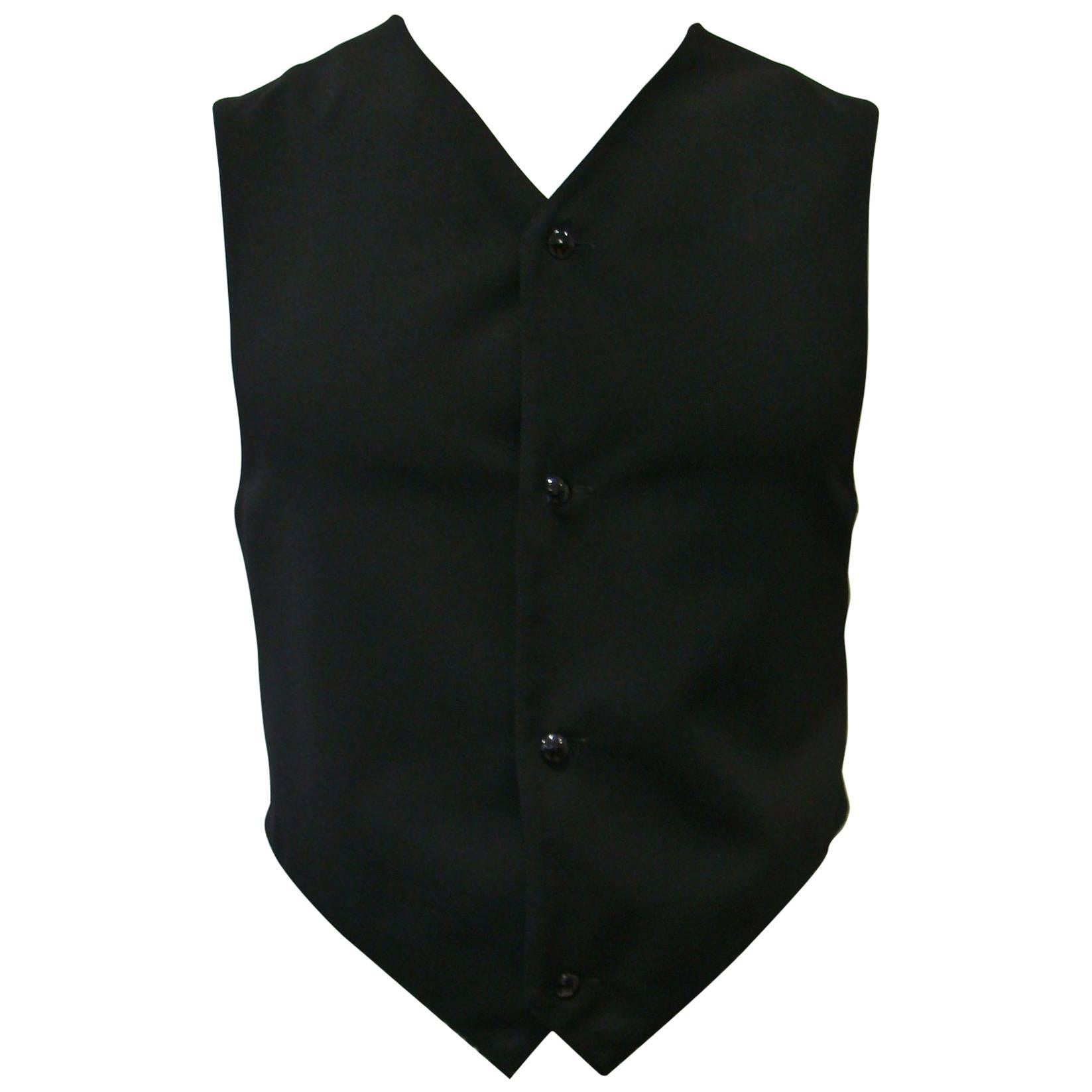 Gianni Versace Wool Waistcoat Vest Fall/Winter 1992 For Sale