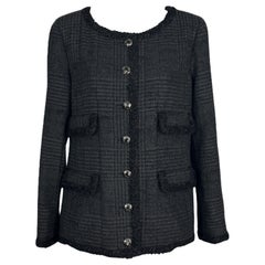 Chanel Most Iconsic Globalization Collection Veste en tweed noir