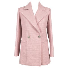 Chanel Neu 2022 Herbst Laufsteg CC Juwelenknöpfe Tweed Jacke