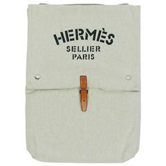 Hermes Large Canvas Tote Bag