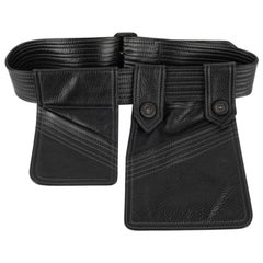 Jean-Paul Gaultier Topstitched Leather Belt