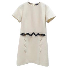 Louis Vuitton Scallop Detail A-line Dress