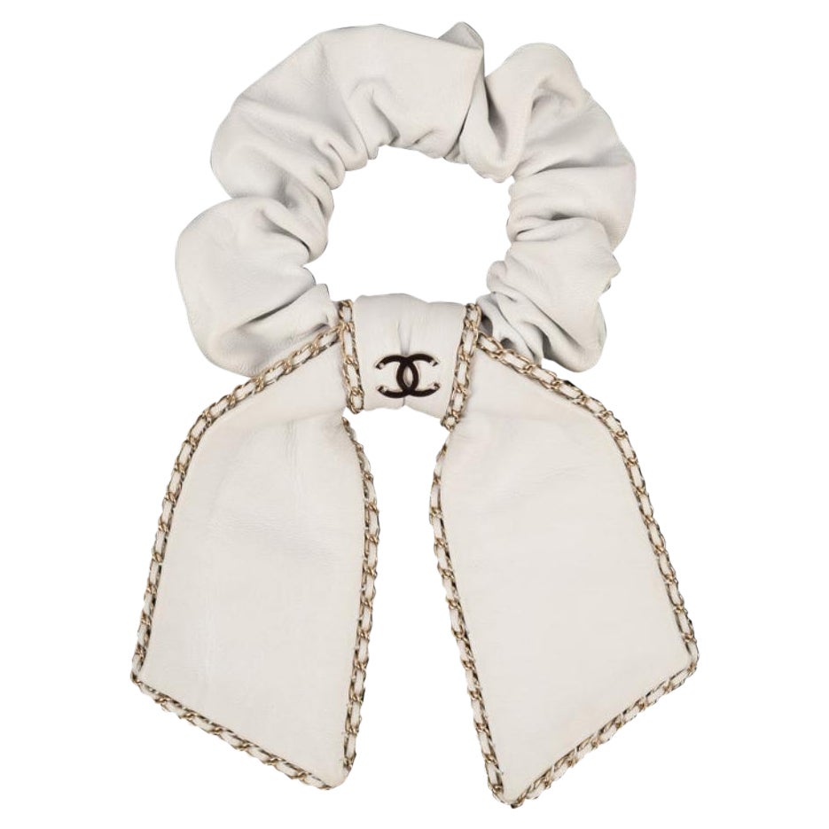 Chanel Champagne Metal Hair Jewelry