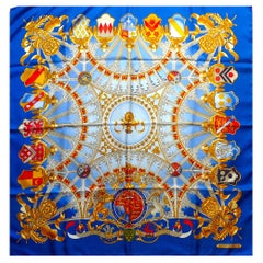 Hermes Scarf ICH DIEN Special Edition for Lady Diana and Prince Charles Wedding