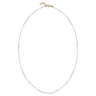 Real Ruby Station Chain Necklace 14k Solid Yellow Gold, Gift for Her ...