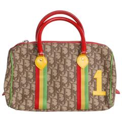 Diorissimo Rasta Boston Brown Satchel 12