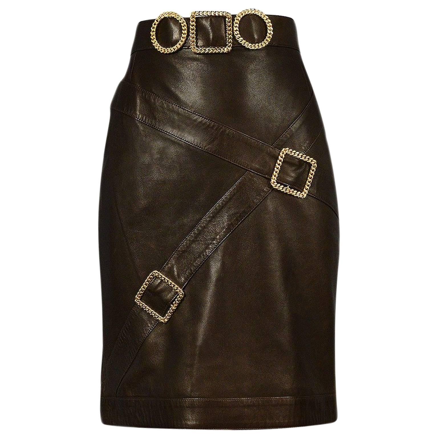 Chanel Iconic Buckle Skirt